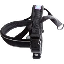Hem & Boo Padded Harness Black Reflective - Pet Supplier Store