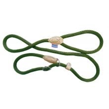 Hem & Boo Soft Rope Slip Lead Green 8mm x 60” - Pet Supplier Store