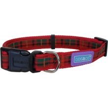 Hem & Boo Tartan Collar Red Small - Pet Supplier Store