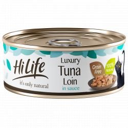 HiLife It's Only Natural Luxury Tuna Loin in sauce 70g - Pet Supplier Store