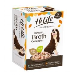 HiLife it's only natural - The Luxury Broth Collection 5 x 100g Multipack - Pet Supplier Store