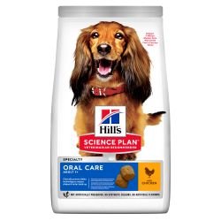 HILL'S SCIENCE PLAN Adult Oral Care Medium Dry Dog Food Chicken 12kg - Pet Supplier Store