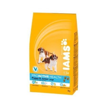 Iams Puppy Food Junior Large Breed Chicken 12kg - Pet Supplier Store