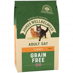 JAMES WELLBELOVED Adult Cat Grain Free No Cereals Turkey & Veg 300g - Pet Supplier Store