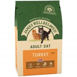 JAMES WELLBELOVED Adult Cat Turkey & Rice 300g - Pet Supplier Store