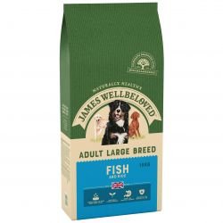 JAMES WELLBELOVED Adult Dog Large Breed Fish & Rice 12kg - Pet Supplier Store