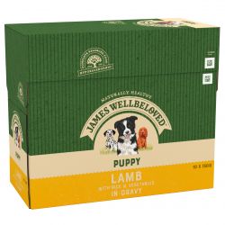 JAMES WELLBELOVED Lamb with Rice Puppy Pouch 10x150g - Pet Supplier Store