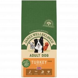 JAMES WELLBELOVED Turkey & Rice Kibble Adult Maintenance 15kg - Pet Supplier Store