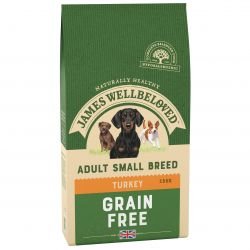 JAMES WELLBELOVED Turkey & Veg Adult Small Breed Grain Free 7.5kg - Pet Supplier Store