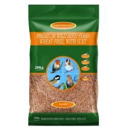 Johnston & Jeff Premium Wild Bird - Wheat-Free with Suet 20kg - Pet Supplier Store