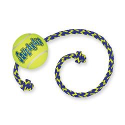 KONG AirDog Squeakair Ball With Rope Medium - Pet Supplier Store
