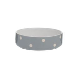 Mason Cash Polka Dot Grey Bowl - Pet Supplier Store