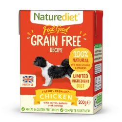 Naturediet Feel Good Grain Free Chicken 200g - Pet Supplier Store