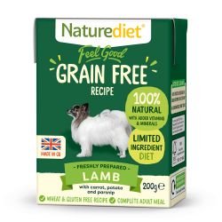 Naturediet Feel Good Grain Free Lamb 200g - Pet Supplier Store