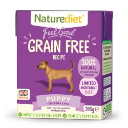 Naturediet Feel Good Grain Free Puppy 390g - Pet Supplier Store