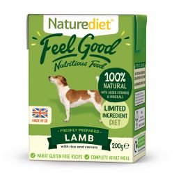Naturediet Feel Good Lamb 200g - Pet Supplier Store