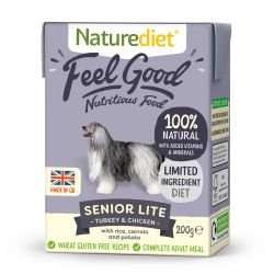 Naturediet Feel Good Senior Lite 200g - Pet Supplier Store