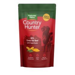 Natures Menu Country Hunter 80% Grass Grazed Beef with Superfoods 150g - Pet Supplier Store
