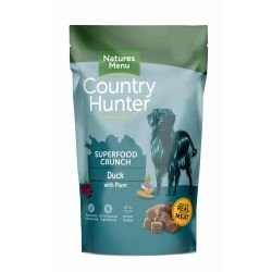 Natures Menu Country Hunter Superfood Crunch Duck with Plum 150g - Pet Supplier Store
