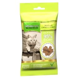 Natures Menu Real Meaty Cat Treats with Chicken & Turkey - Pet Supplier Store