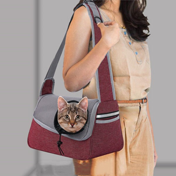 Out and About Comfortably Travel Shoulder Pet Carrier - Pet Supplier Store