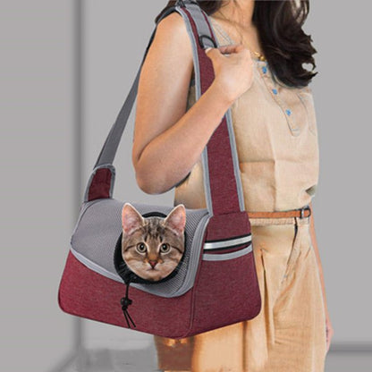 Out and About Comfortably Travel Shoulder Pet Carrier - Pet Supplier Store