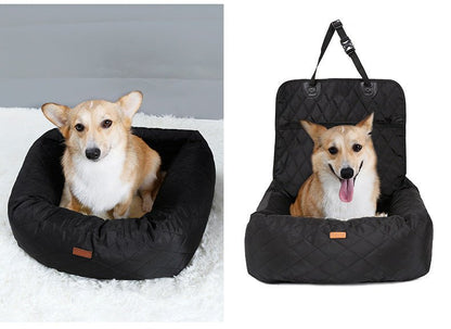 Oxford Plush Car Travel Pet Dog Bed - Pet Supplier Store