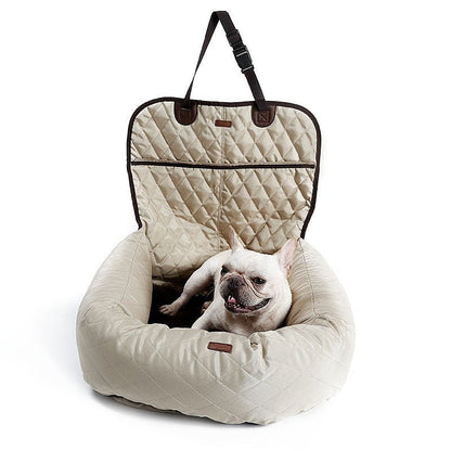 Oxford Plush Car Travel Pet Dog Bed - Pet Supplier Store
