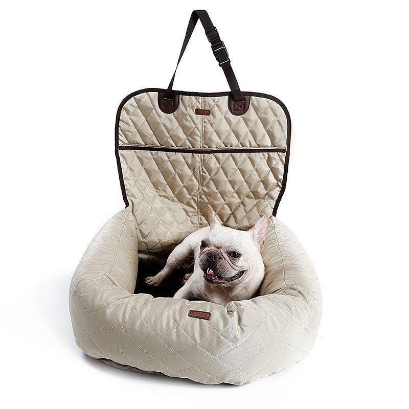 Oxford Plush Car Travel Pet Dog Bed - Pet Supplier Store