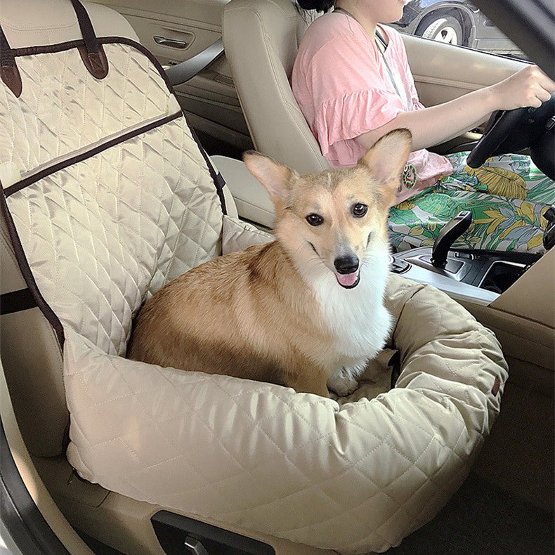 Oxford Plush Car Travel Pet Dog Bed - Pet Supplier Store
