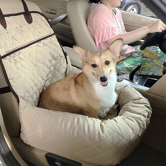Oxford Plush Car Travel Pet Dog Bed - Pet Supplier Store