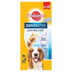Pedigree Dentastix Daily Adult Medium Dog Treats & Dental 7 Chews - Pet Supplier Store