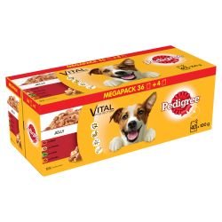 Pedigree Dog Pouches Mixed Selection in Jelly 40 for 36 Mega Pack - Pet Supplier Store