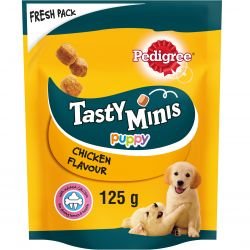 PEDIGREE Tasty Minis Puppy Treats Chewy Cubes with Chicken 125g - Pet Supplier Store
