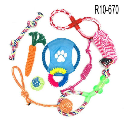 Pet Cotton Rope Dog Bite Resistant Toy - Pet Supplier Store