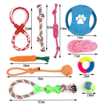 Pet Cotton Rope Dog Bite Resistant Toy - Pet Supplier Store