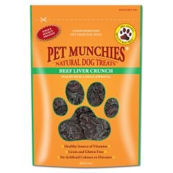 Pet Munchies Beef Liver Crunch 90g - Pet Supplier Store