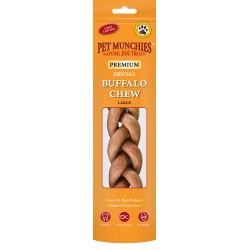 Pet Munchies Buffalo Dental Chew Large 125g - Pet Supplier Store