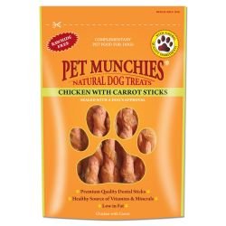 Pet Munchies Chicken with Carrot Sticks 90g - Pet Supplier Store