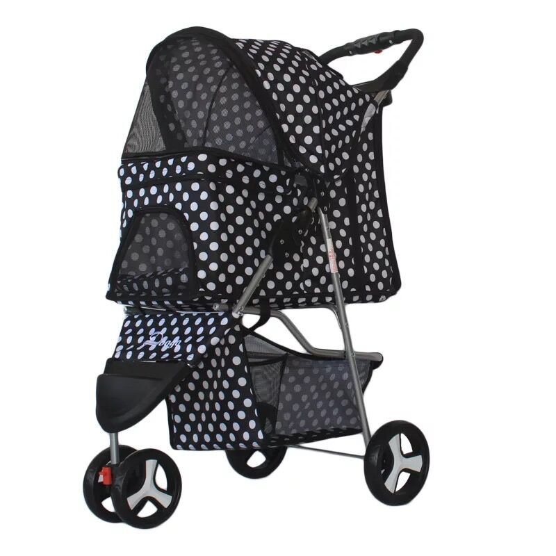 Pet stroller with three wheels - Pet Supplier Store