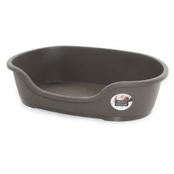 Plastic Dog Bed Warm Grey - Pet Supplier Store