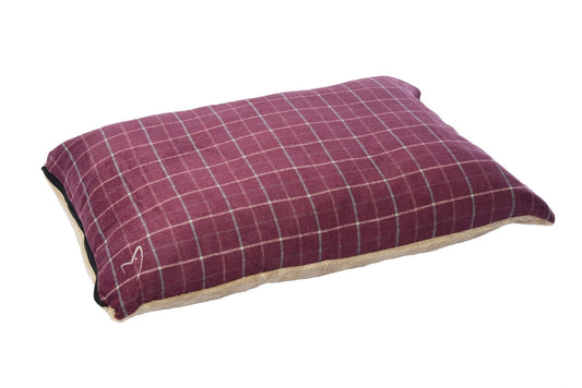 Premium Comfy Checked Cushion - Pet Supplier Store