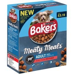 Purina Bakers Meaty Meals Beef 1kg - Pet Supplier Store