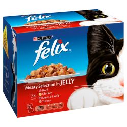 Purina Felix Meaty Selection Chunks in Jelly 12 Pack - Pet Supplier Store