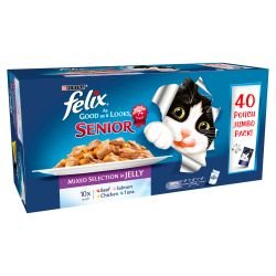 Purina Felix Pouch As Good As It Looks Senior Mixed Selection in Jelly 40 pack - Pet Supplier Store