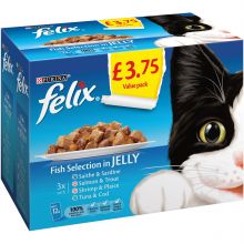 Purina Felix Pouch Fish Selection in Jelly 12 Pack - Pet Supplier Store