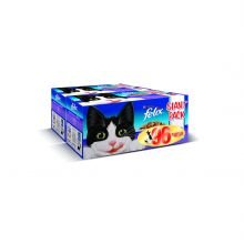 Purina Felix Pouch Jelly Multipack 96 Pack - Pet Supplier Store