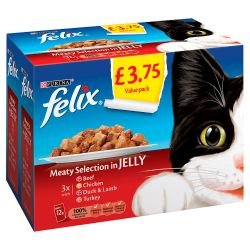 Purina Felix Pouch Meaty Selection In Jelly 12 Pack - Pet Supplier Store