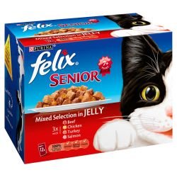 Purina Felix Senior Mixed Selection Chunks in Jelly 12 Pack - Pet Supplier Store