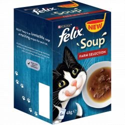 Purina Felix Soup Farm Selection 6 pack - Pet Supplier Store